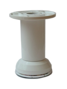 Опора цилиндрическая Н=100 рег-мая белый (ДК 2-01.22)(Россия А-1)