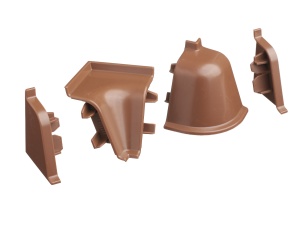 Угол 90* 96138 коричневый-внутренний (Rehau-118)