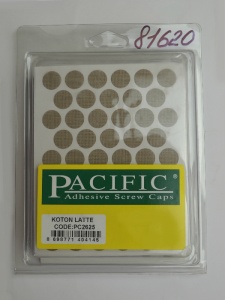 Заглушка самоклеющаяся D=14 2625 латте хлопок, 50 шт/лист (Pacific)