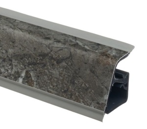 Бортик пристеночный 98170 Мрамор черный L=4200 (Rehau-118)(16060581001)