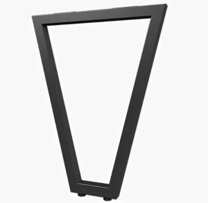 Опора для стола LOFT V-образная 725/200/550 черный матовый-#ВД