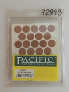 Заглушка самоклеющаяся D=18 2164 итальянский орех, 32 шт/лист (Pacific)