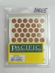 Заглушка самоклеющаяся D=14 2200 оливковый, 50 шт/лист (Pacific)