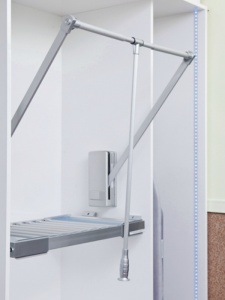 Лифт гардеробный (пантограф) L=645-930 мм LIFTER Basic, черный REJS