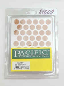 Заглушка самоклеющаяся D=14 2230 бамбук, 50 шт/лист (Pacific)