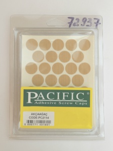 Заглушка самоклеющаяся D=18 2114 клен, 32 шт/лист (Pacific)