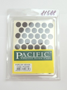 Заглушка самоклеющаяся D=14 2340 венге глянец, 50 шт/лист (Pacific)