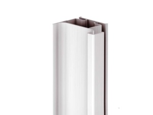 Профиль-ручка вертикальный боковой Белый глянцевый L=4500(М-1)