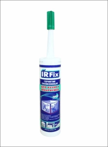 Герметик силиконовый для кухни и аквариумов IRFIX 310мл - #ВД