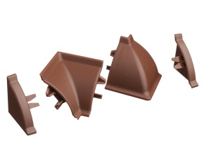 Комплект заглушек для плинтуса 96116 коричневый (Rehau 113) Комплект заглушек для плинтуса 96116 коричневый (Rehau 113)