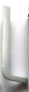 G-line Заглушка закрытая "L" (комплект 2шт) серебро(F)